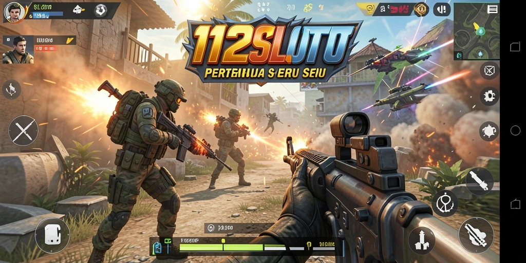 Screenshot gameplay seru dari 1121SLOT yang menunjukkan aksi pertempuran.