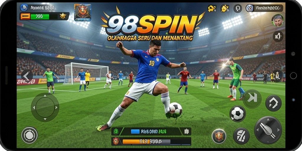 Tampilan gameplay seru di 98SPIN dengan berbagai pilihan olahraga.