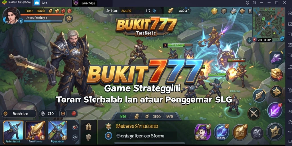 Tampilan gameplay seru di BUKIT777 dengan elemen strategis.