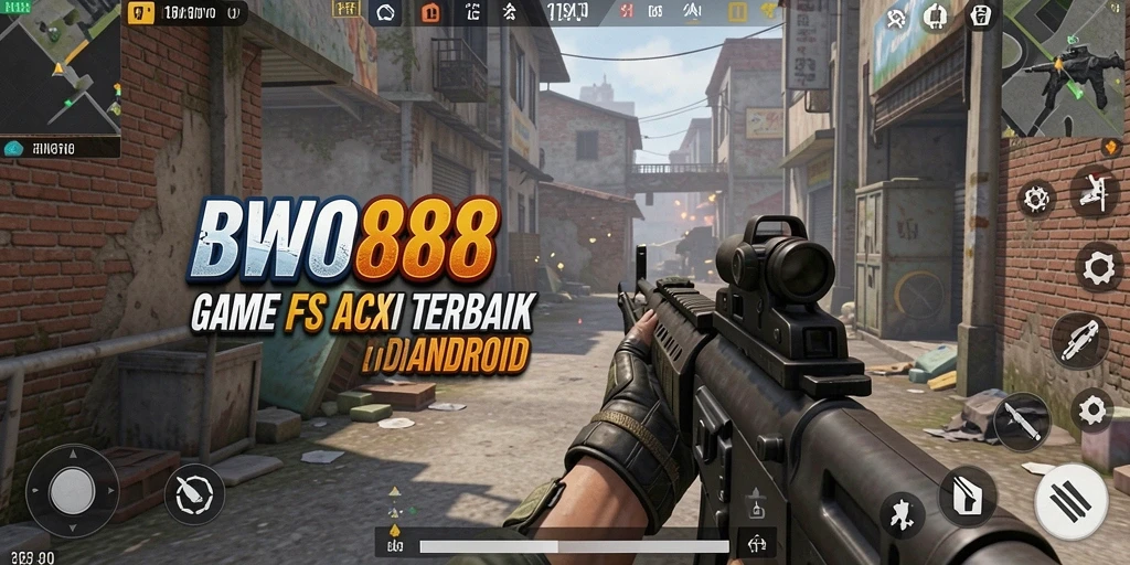 Tampilan gameplay BWO888 yang mendebarkan dalam misi tembak-menembak.