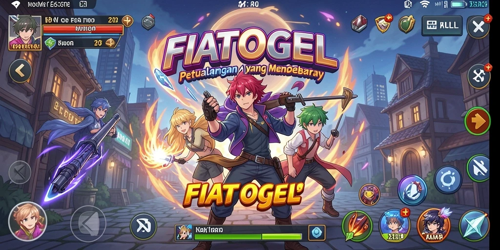 Gameplay seru dengan karakter anime yang menarik.