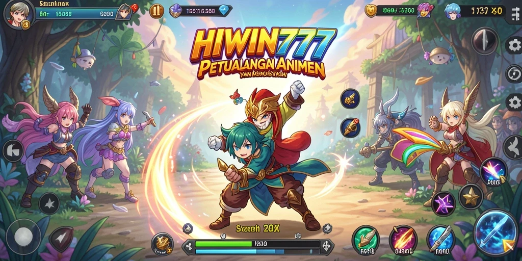 Gameplay seru dengan karakter Anime yang ikonik.