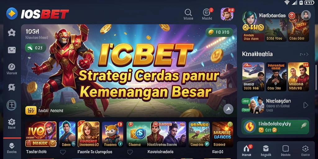 Tampilan gameplay menarik dari IOSBET yang menunjukkan strategi bertempur.