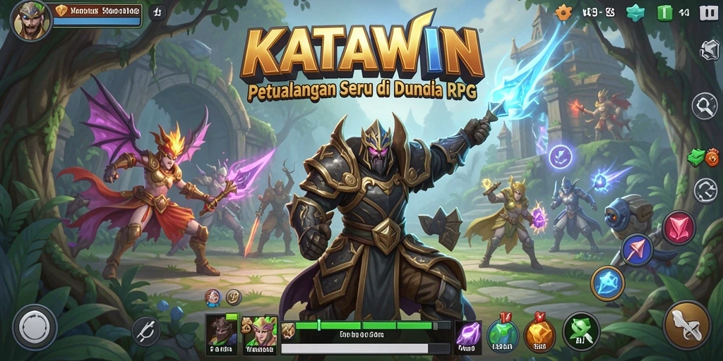 Gameplay KATAWIN yang menakjubkan dengan aksi RPG yang seru.