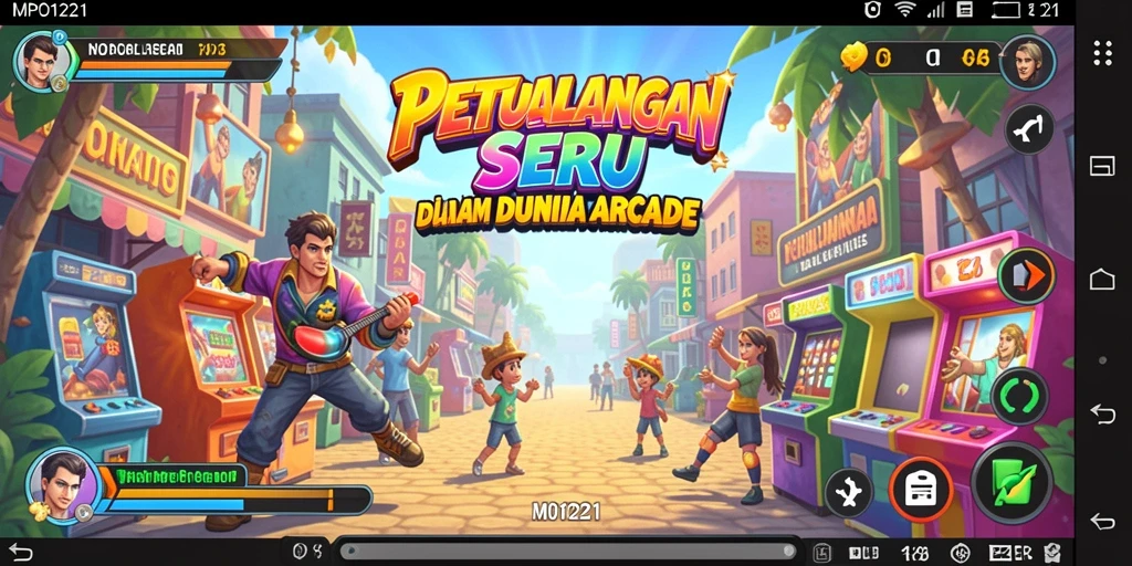 Tampilan gameplay seru MPO1221 dengan grafis menakjubkan.