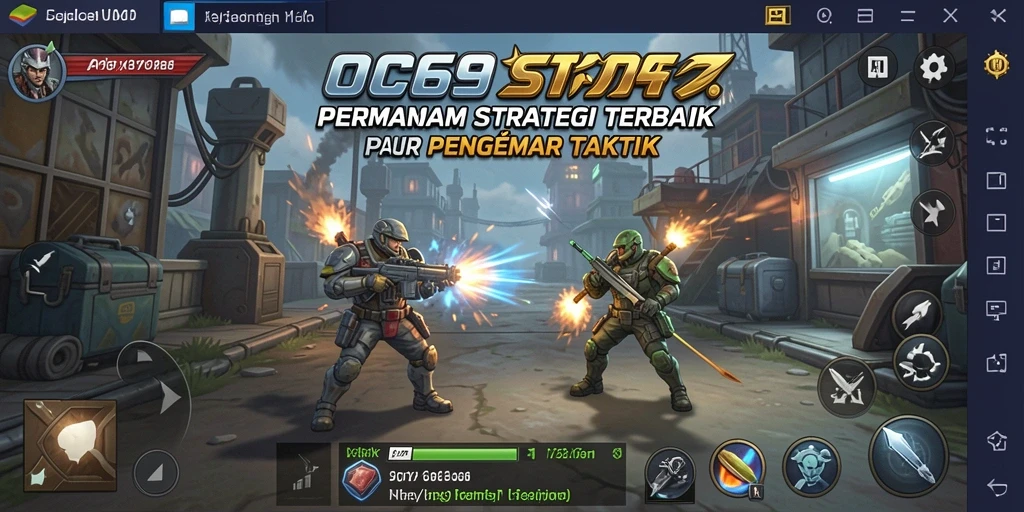 Screenshot OCE69 menampilkan aksi pertempuran strategis yang menarik.