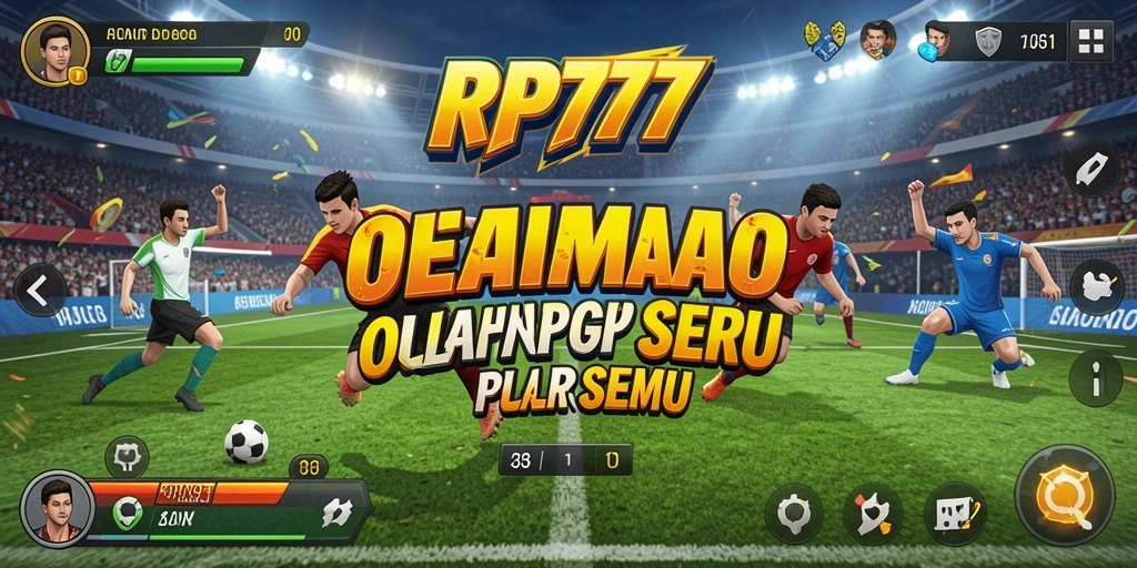 Tampilan gameplay RP777 yang mendebarkan dalam suasana olahraga.
