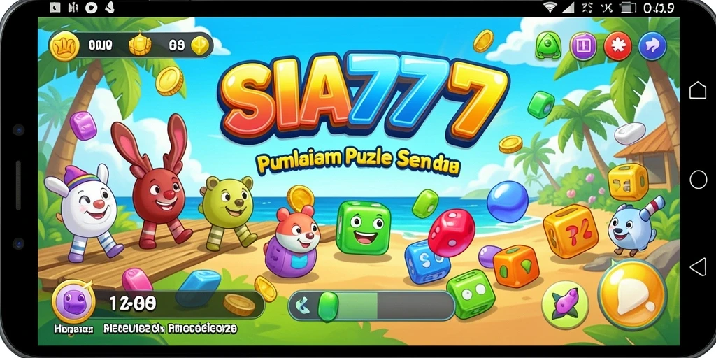 Tampilan gameplay SIA777 menampilkan tantangan puzzle yang seru.