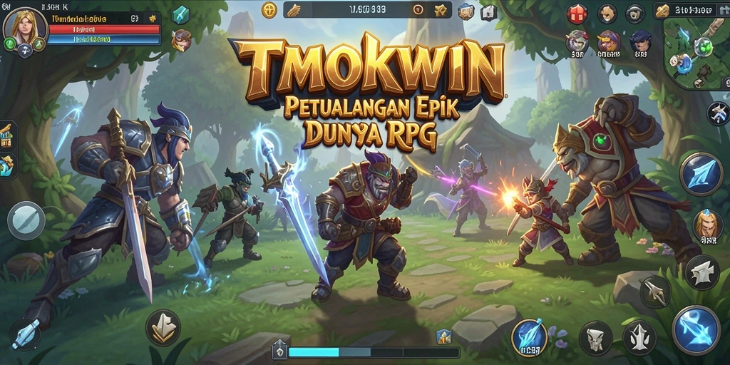 Gameplay mendebarkan dalam dunia RPG yang indah.