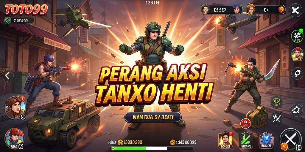 Screenshot gameplay TOTO99 menampilkan aksi seru yang mendebarkan.